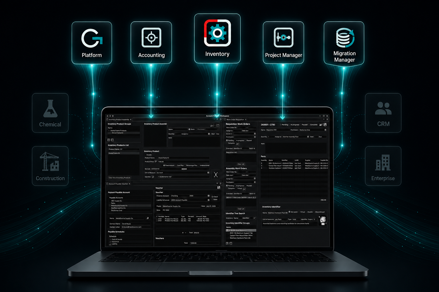 COR•REC software dashboard